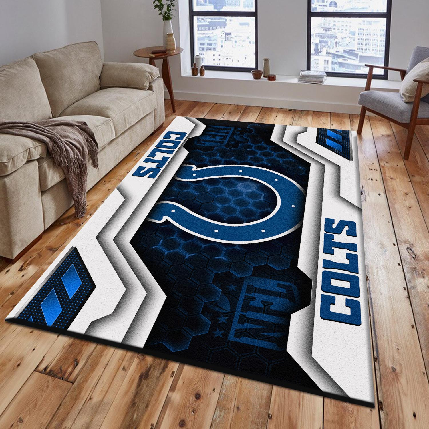 Indianapolis Colts Area Rugs 0567 - Famjoys Indianapolis Colts Area Rugs 0567 - Famjoys