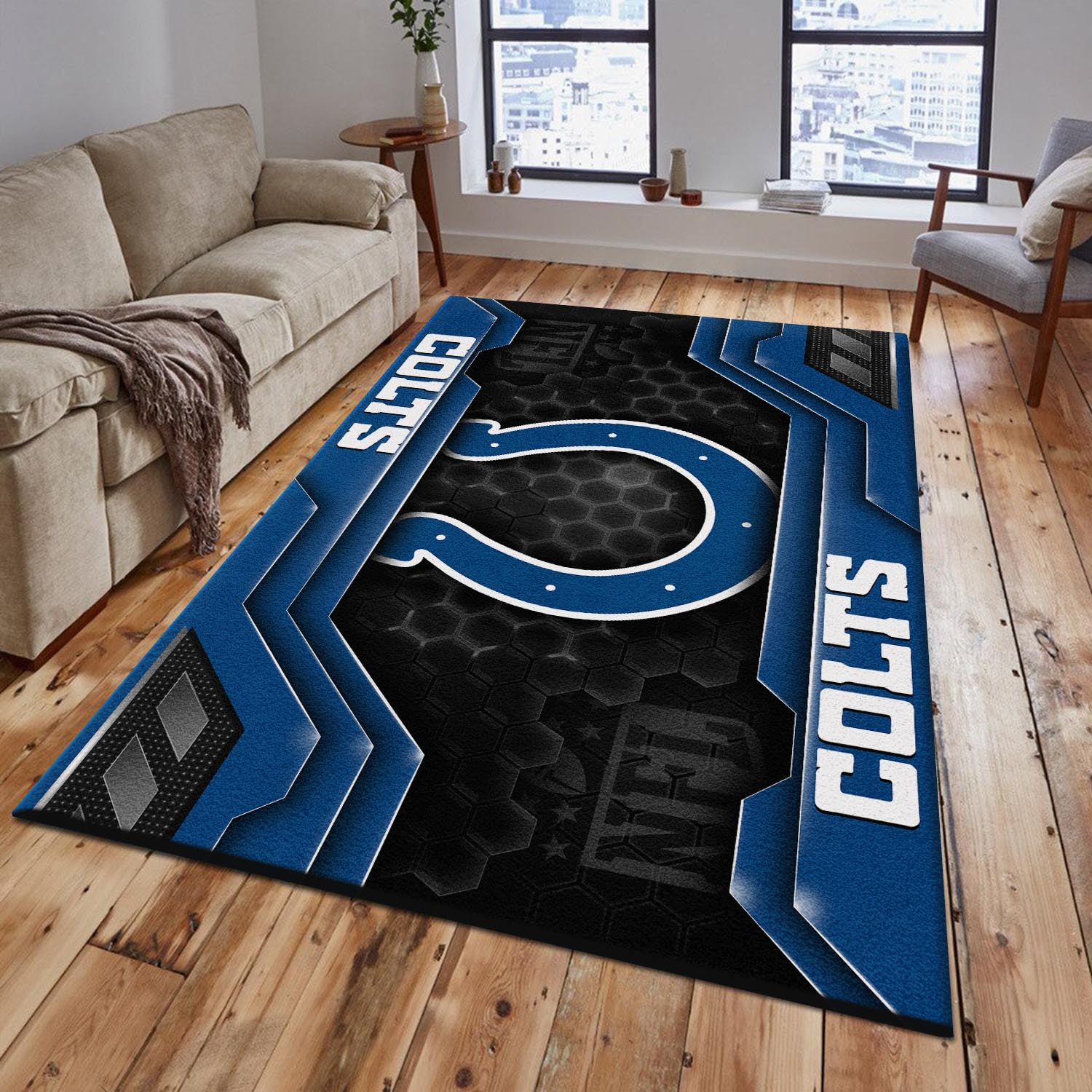 Indianapolis Colts Area Rugs 0567 - Famjoys Indianapolis Colts Area Rugs 0567 - Famjoys