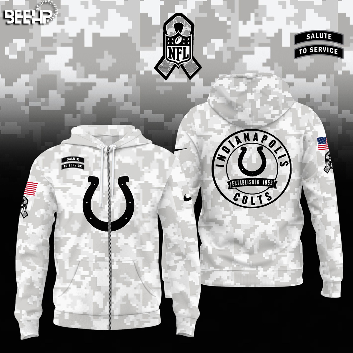 Indianapolis Colts Camo Salute to Service Combo - Famjoys Indianapolis Colts Camo Salute to Service Combo - Famjoys
