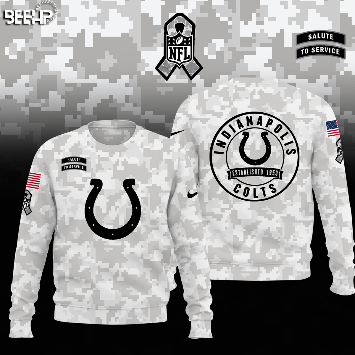 Indianapolis Colts Camo Salute to Service Combo - Famjoys Indianapolis Colts Camo Salute to Service Combo - Famjoys