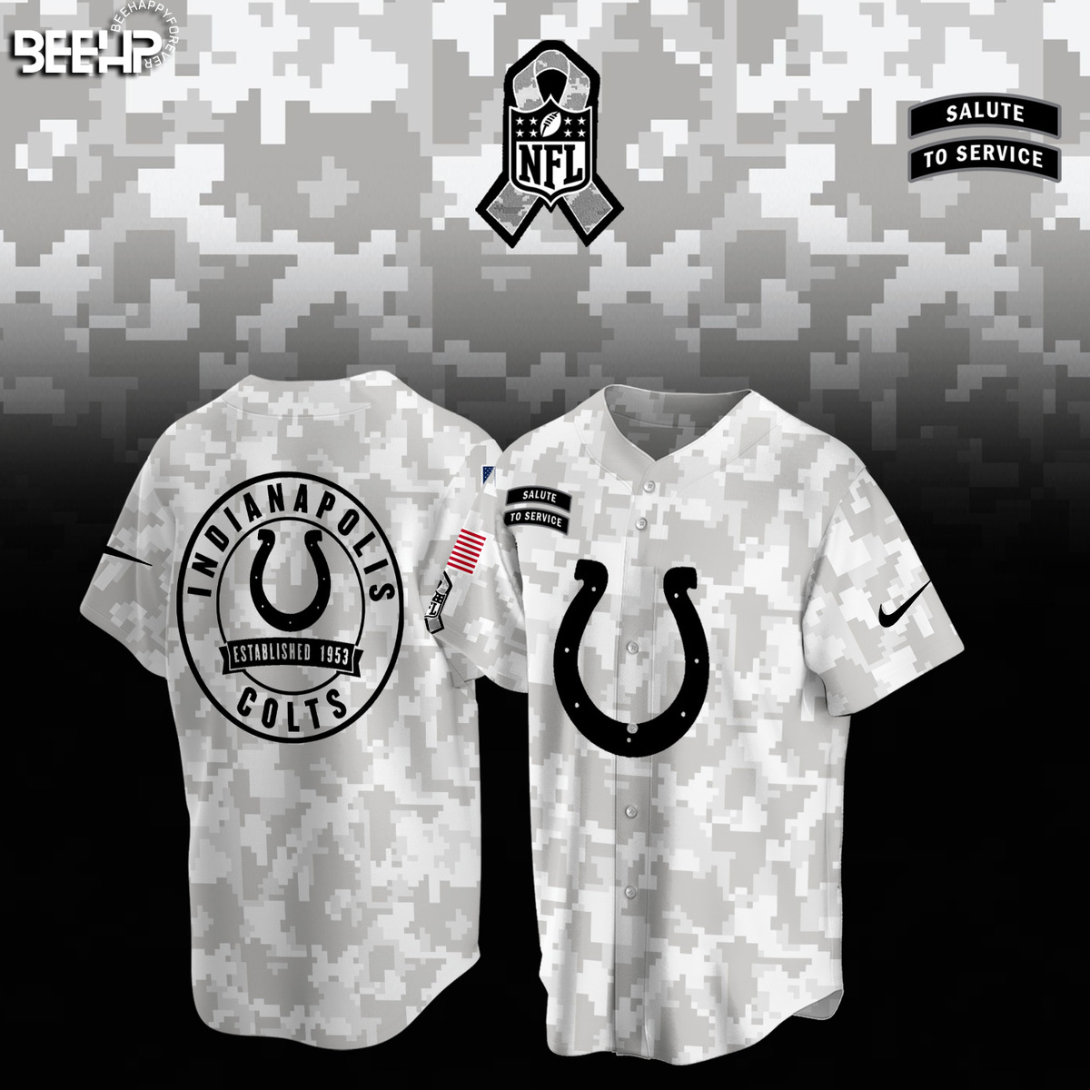 Indianapolis Colts Camo Salute to Service Combo - Famjoys Indianapolis Colts Camo Salute to Service Combo - Famjoys
