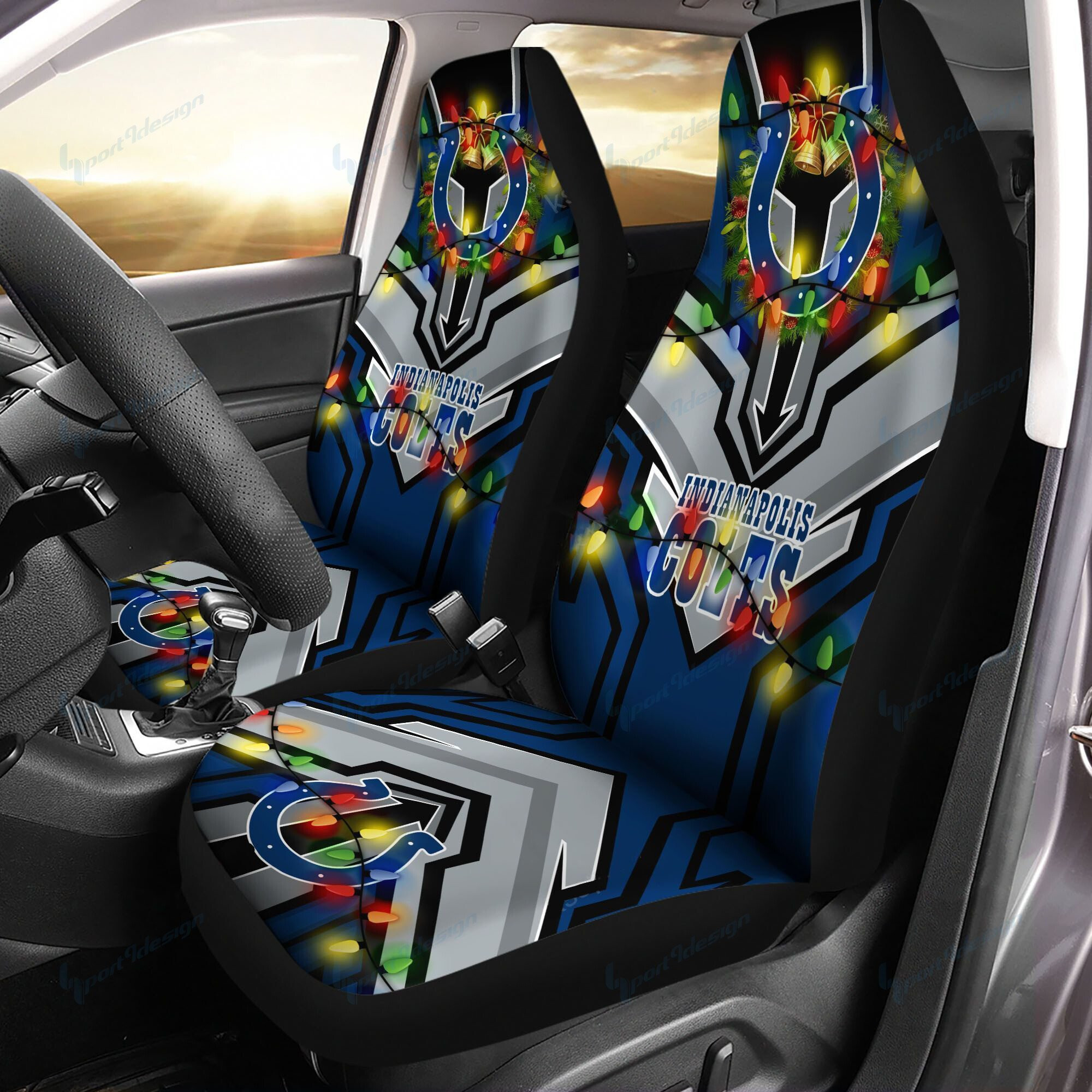 Indianapolis Colts Car Seat Covers BG130 - Famjoys Indianapolis Colts Car Seat Covers BG130 - Famjoys