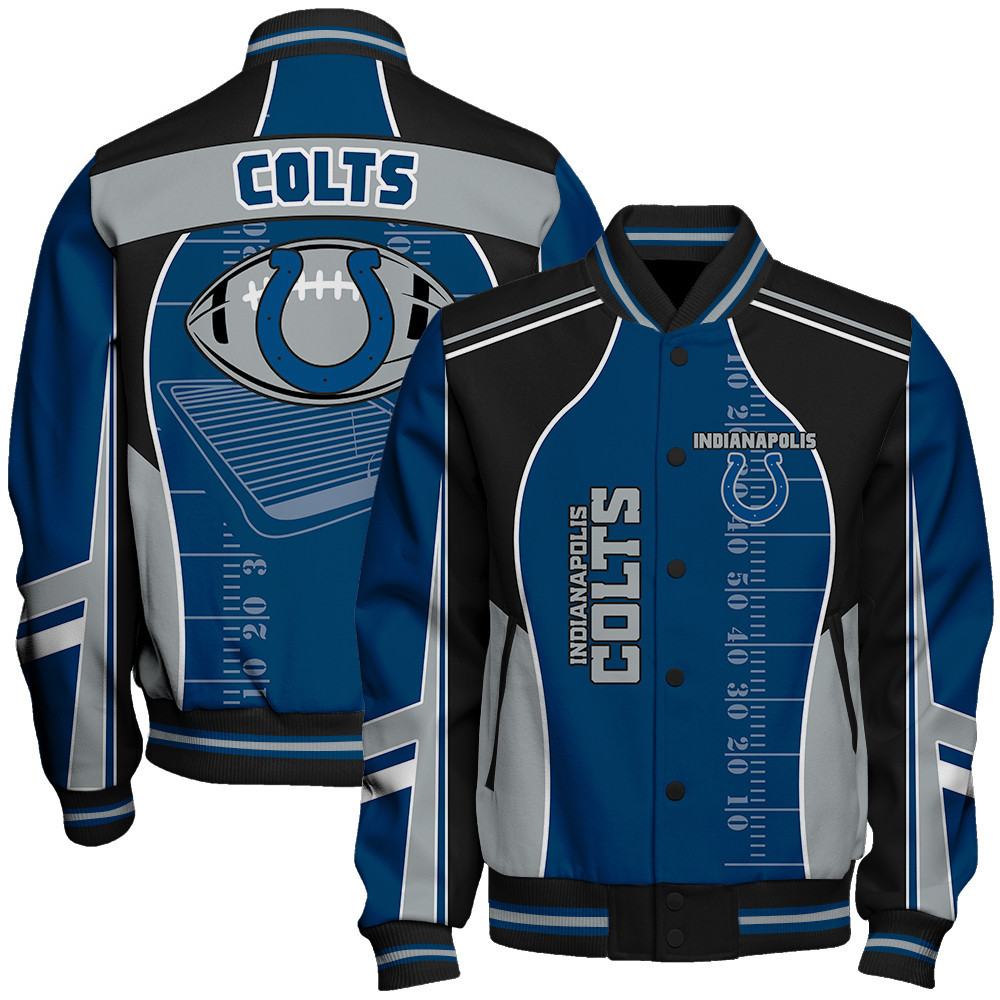 Indianapolis Colts - Classic And Modern Unisex Varsity Jacket - Famjoys Indianapolis Colts - Classic And Modern Unisex Varsity Jacket - Famjoys