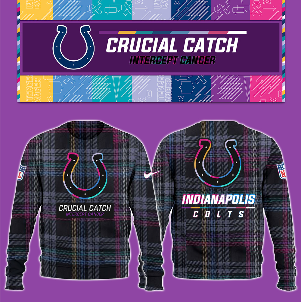 Indianapolis Colts Crucial Catch Hoodie V2 - Famjoys Indianapolis Colts Crucial Catch Hoodie V2 - Famjoys
