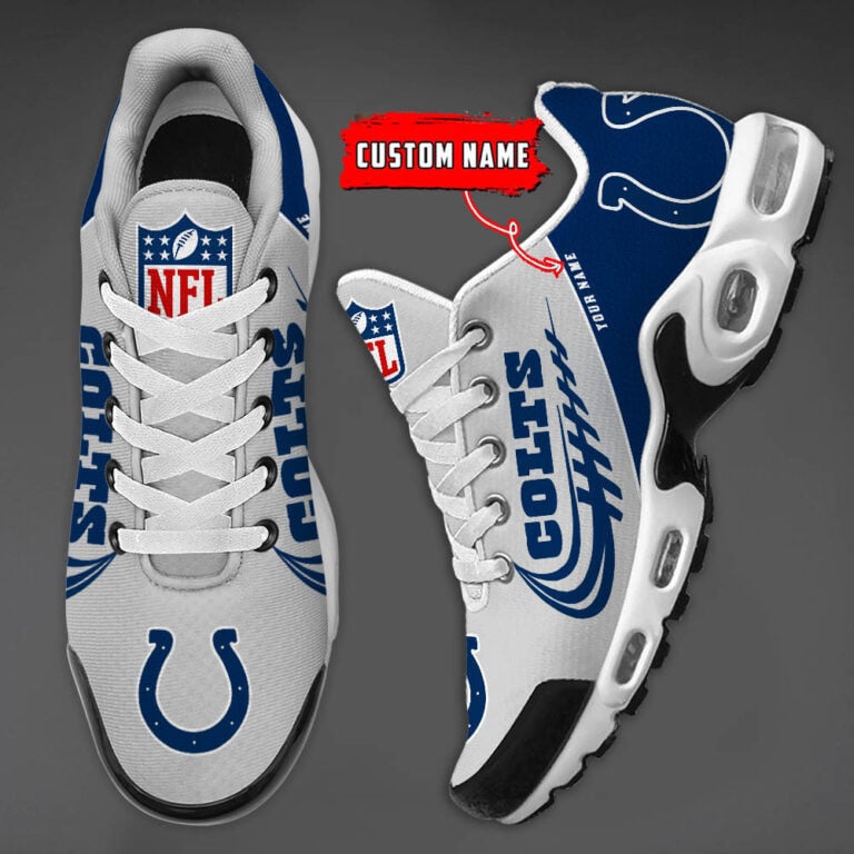 Indianapolis Colts Custom Name-TN Shoes Perfect Gift-DS001 - Famjoys Indianapolis Colts Custom Name-TN Shoes Perfect Gift-DS001 - Famjoys