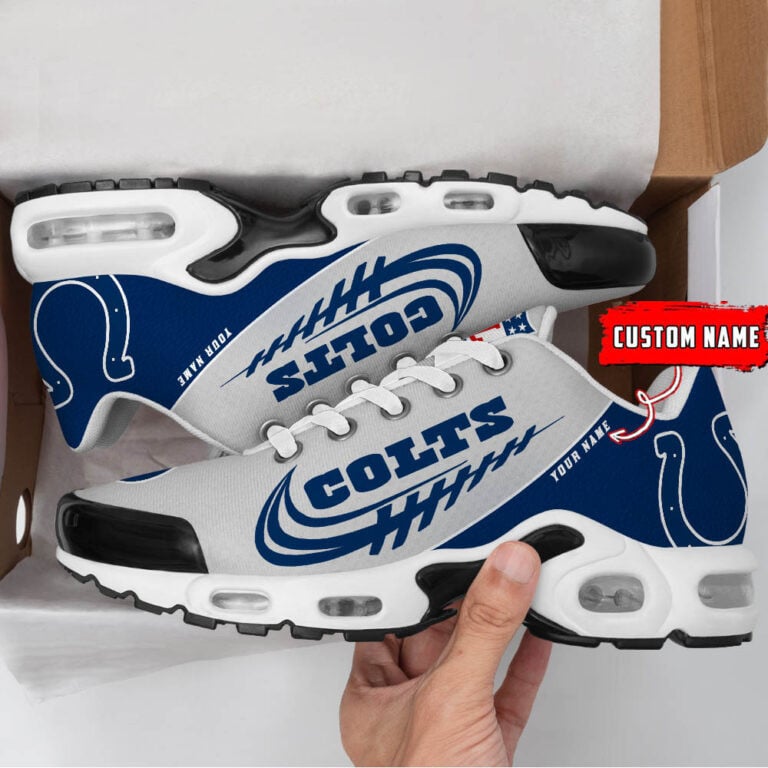Indianapolis Colts Custom Name-TN Shoes Perfect Gift-DS001 - Famjoys Indianapolis Colts Custom Name-TN Shoes Perfect Gift-DS001 - Famjoys