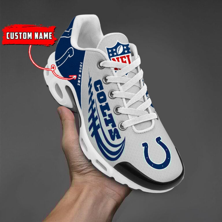 Indianapolis Colts Custom Name-TN Shoes Perfect Gift-DS001 - Famjoys Indianapolis Colts Custom Name-TN Shoes Perfect Gift-DS001 - Famjoys