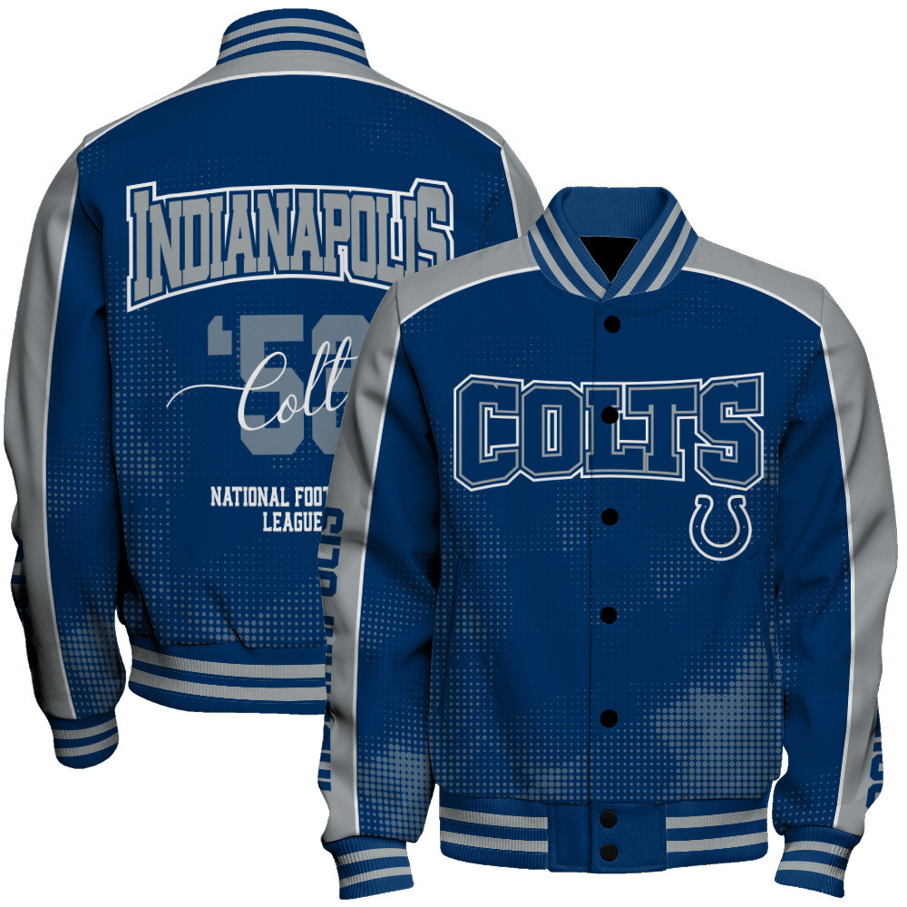 Indianapolis Colts - Heart Beats In Unison Unisex Varsity Jacket
