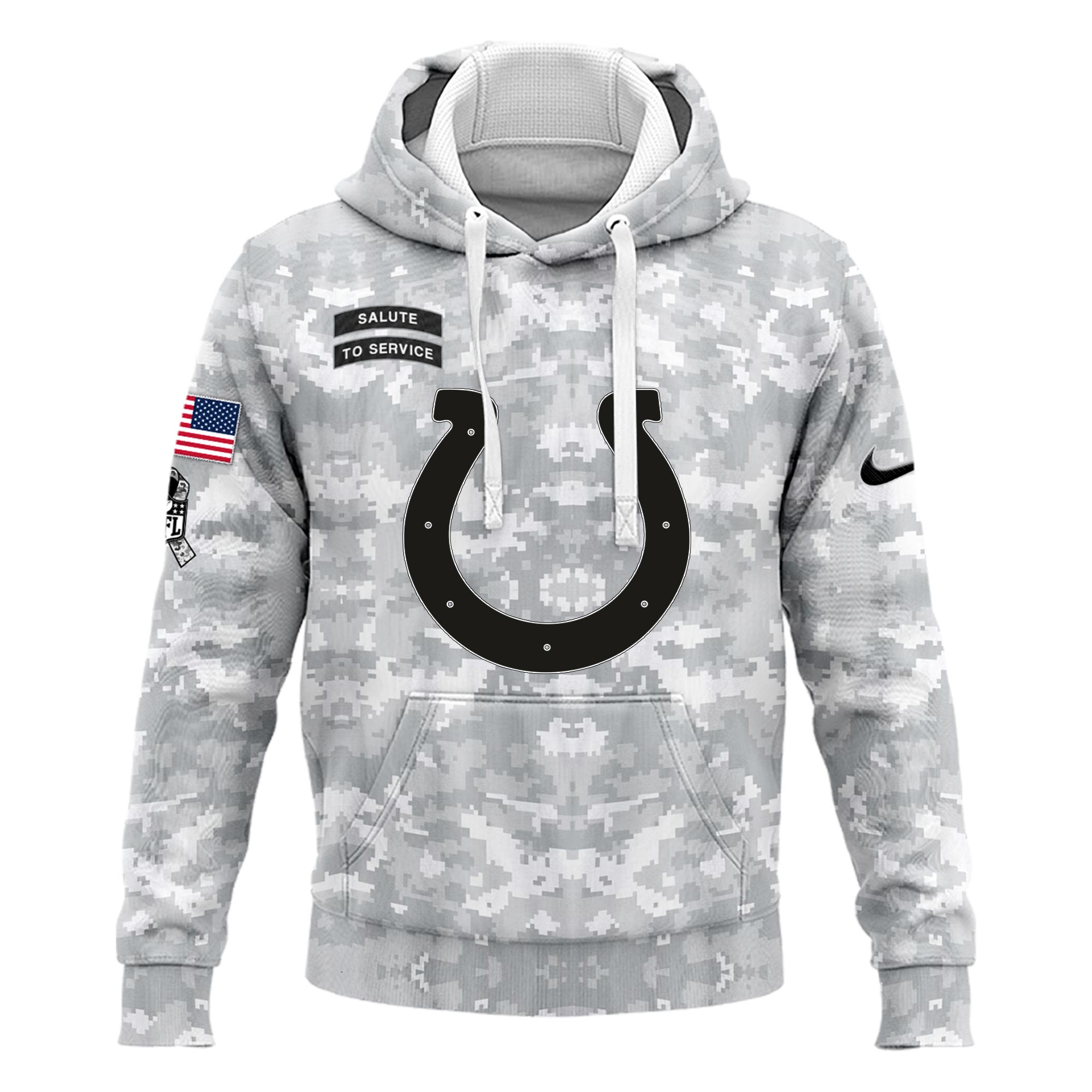 Indianapolis Colts Hoodie Camo Salute to Service Club - Famjoys Indianapolis Colts Hoodie Camo Salute to Service Club - Famjoys