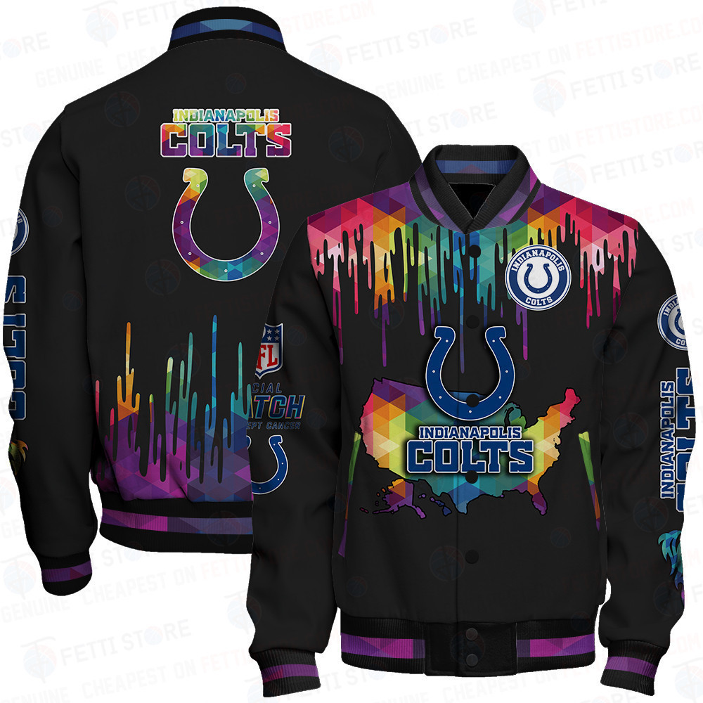 Indianapolis Colts - National Football League AOP Varsity Jacket V3