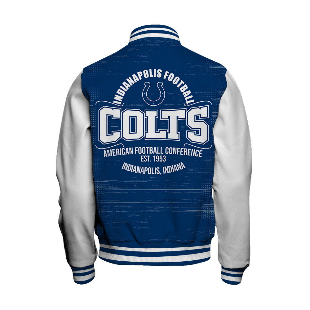 Indianapolis Colts - Proud Of The Shirt Unisex Varsity Jacket - Famjoys Indianapolis Colts - Proud Of The Shirt Unisex Varsity Jacket - Famjoys