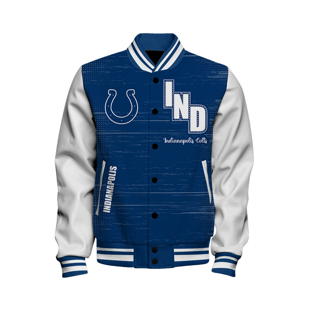 Indianapolis Colts - Proud Of The Shirt Unisex Varsity Jacket - Famjoys Indianapolis Colts - Proud Of The Shirt Unisex Varsity Jacket - Famjoys
