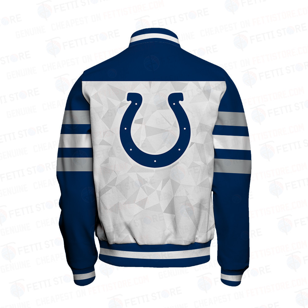 Indianapolis Colts Starter Thursday Night Gridiron Raglan Unisex Varsity Jacket V6 - Famjoys Indianapolis Colts Starter Thursday Night Gridiron Raglan Unisex Varsity Jacket V6 - Famjoys