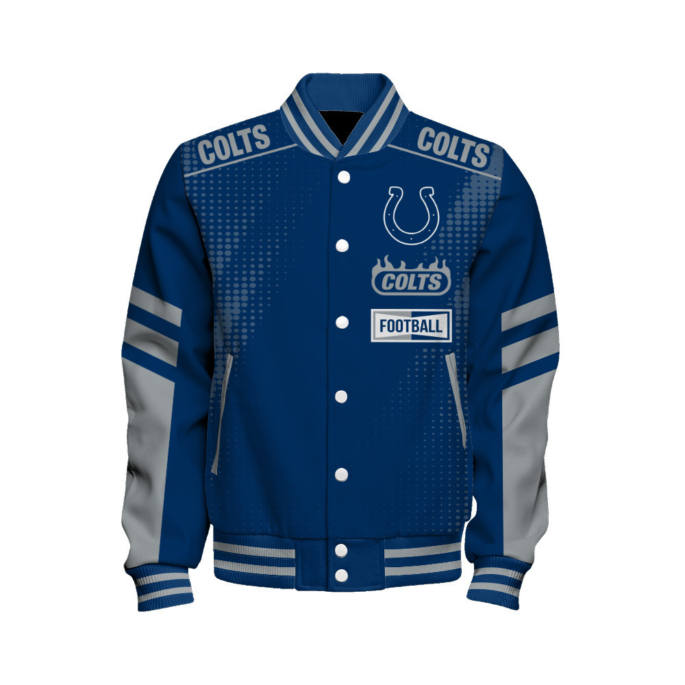 Indianapolis Colts - The Light Of The Star Unisex Varsity Jacket - Famjoys Indianapolis Colts - The Light Of The Star Unisex Varsity Jacket - Famjoys