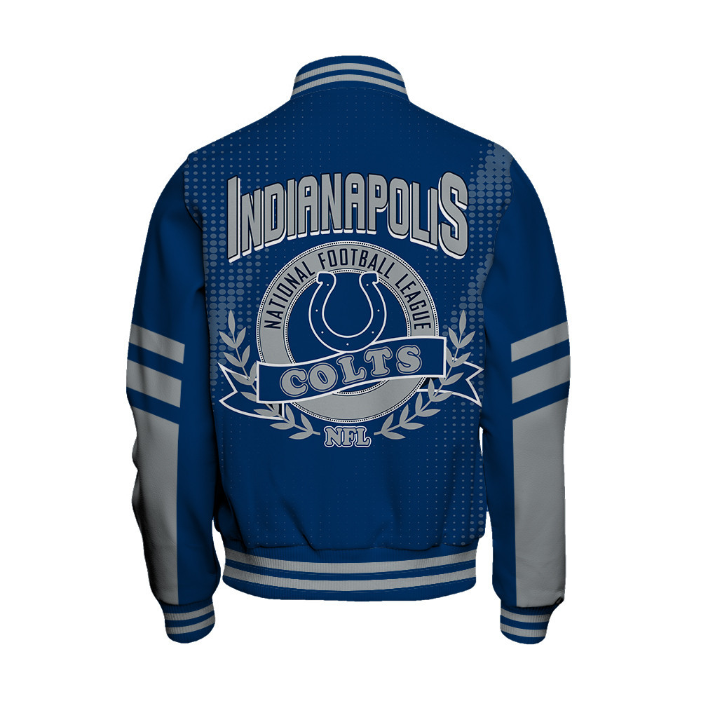 Indianapolis Colts - The Light Of The Star Unisex Varsity Jacket - Famjoys Indianapolis Colts - The Light Of The Star Unisex Varsity Jacket - Famjoys