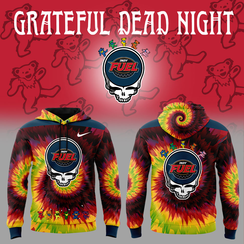 Indy Fuel Grateful Dead Night Hoodie - Famjoys Indy Fuel Grateful Dead Night Hoodie - Famjoys