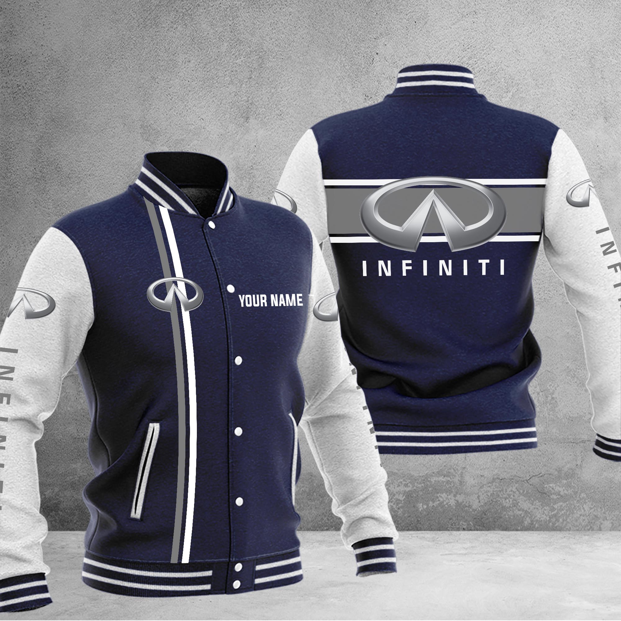 Infiniti Baseball Jacket - Famjoys Infiniti Baseball Jacket - Famjoys