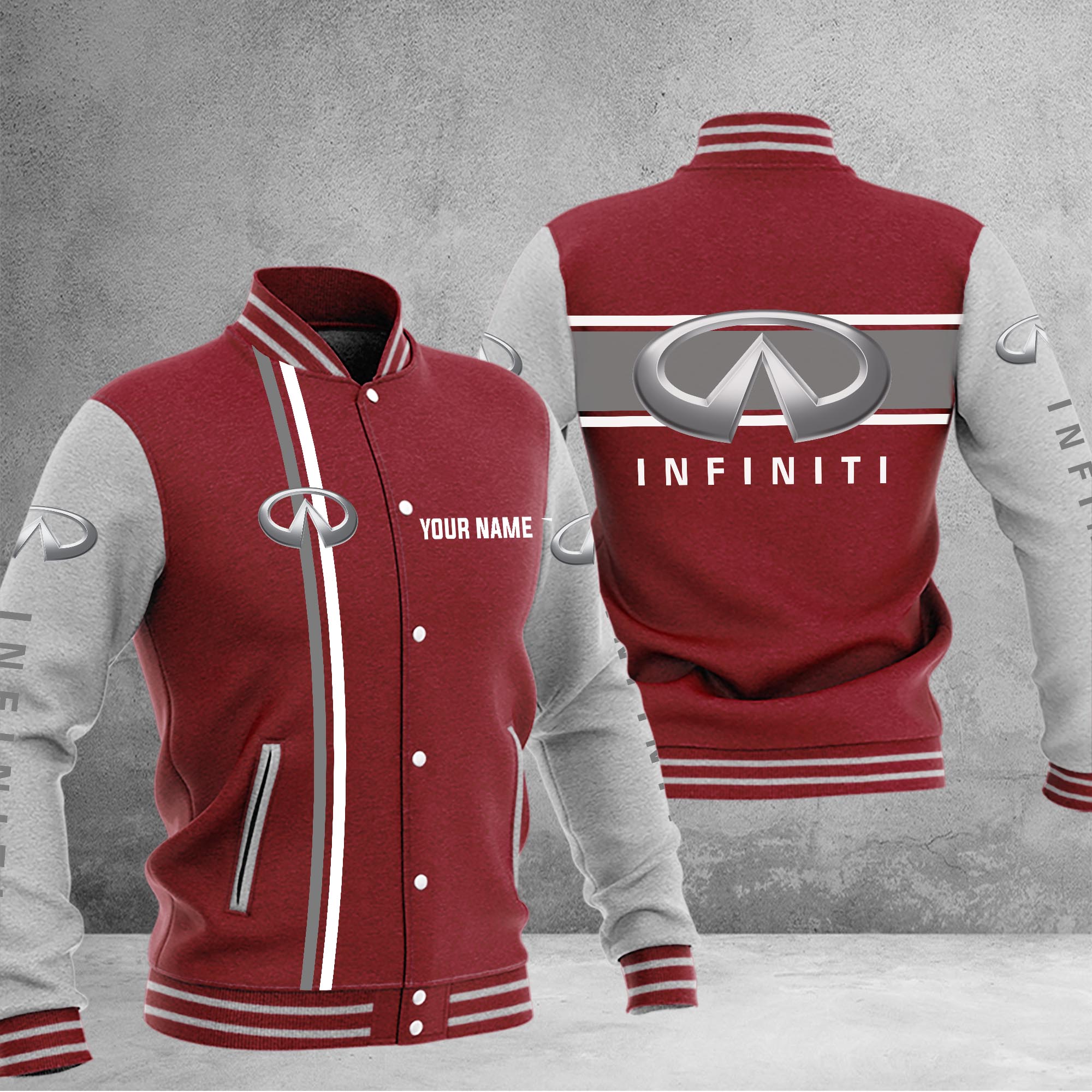 Infiniti Baseball Jacket - Famjoys Infiniti Baseball Jacket - Famjoys