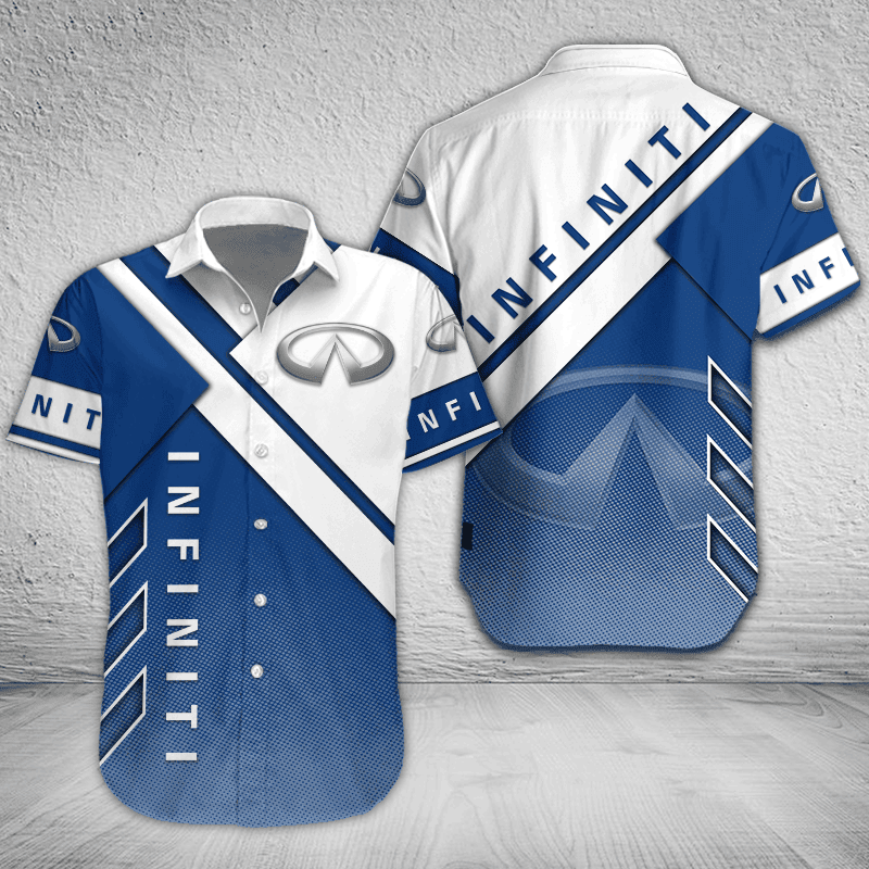 Infiniti Button Shirt Custom Name, Multicolor - Famjoys Infiniti Button Shirt Custom Name, Multicolor - Famjoys