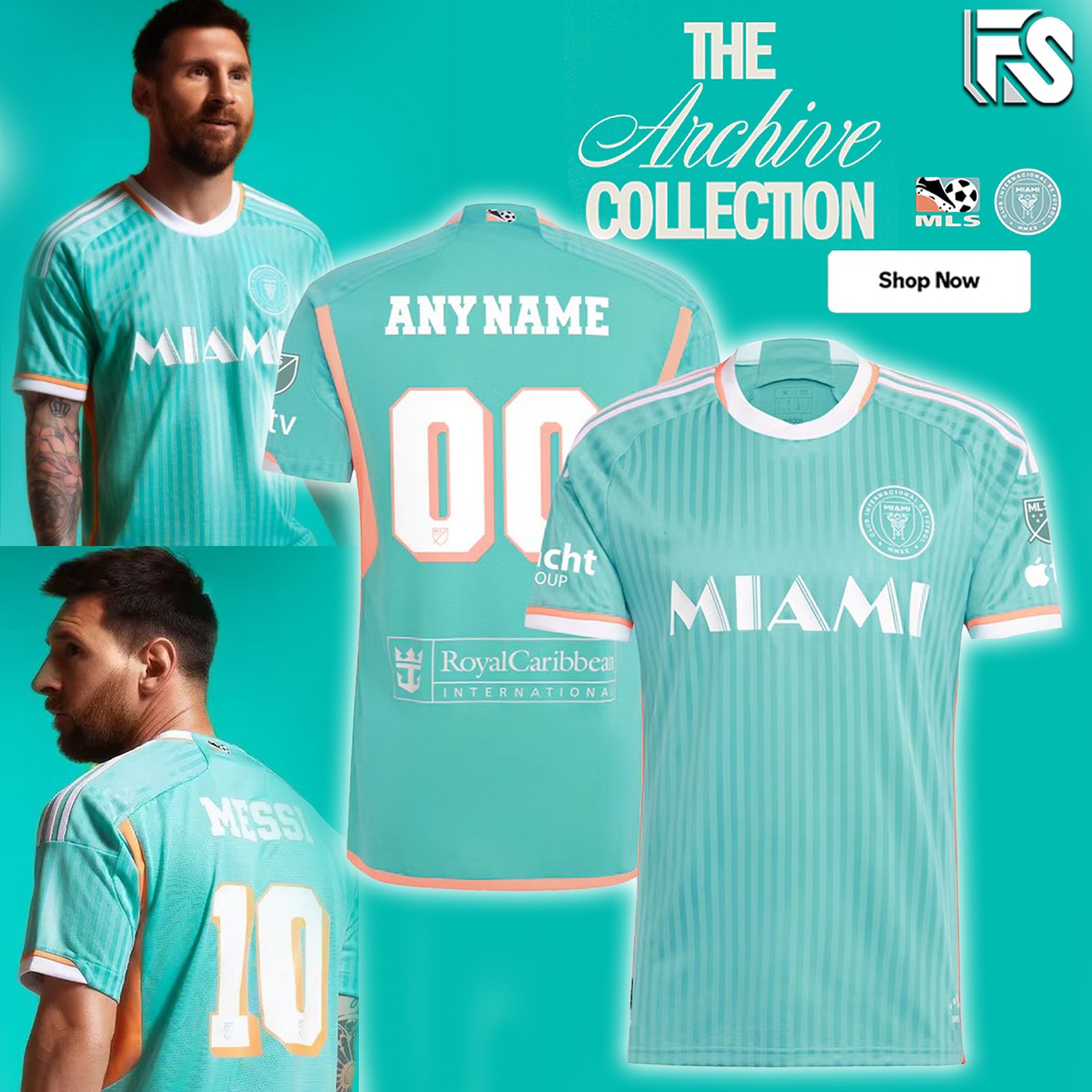 Inter Miami CF Custom Jersey T-shirt - Famjoys Inter Miami CF Custom Jersey T-shirt - Famjoys
