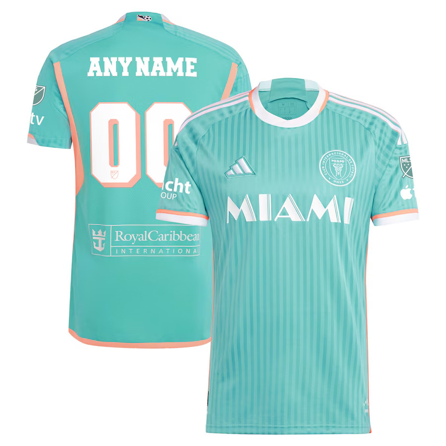 Inter Miami CF Custom Jersey T-shirt - Famjoys Inter Miami CF Custom Jersey T-shirt - Famjoys
