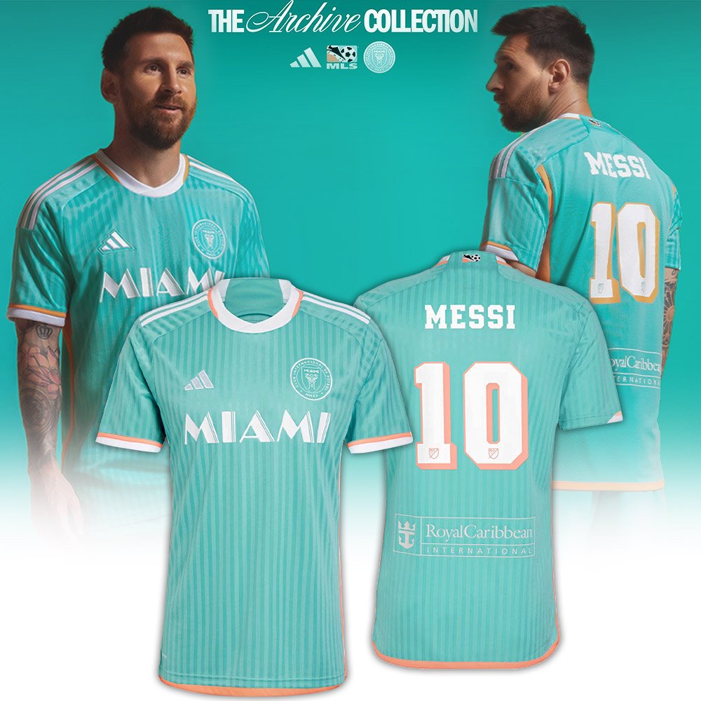Inter Miami CF Lionel Messi Jersey T-shirt - Famjoys Inter Miami CF Lionel Messi Jersey T-shirt - Famjoys