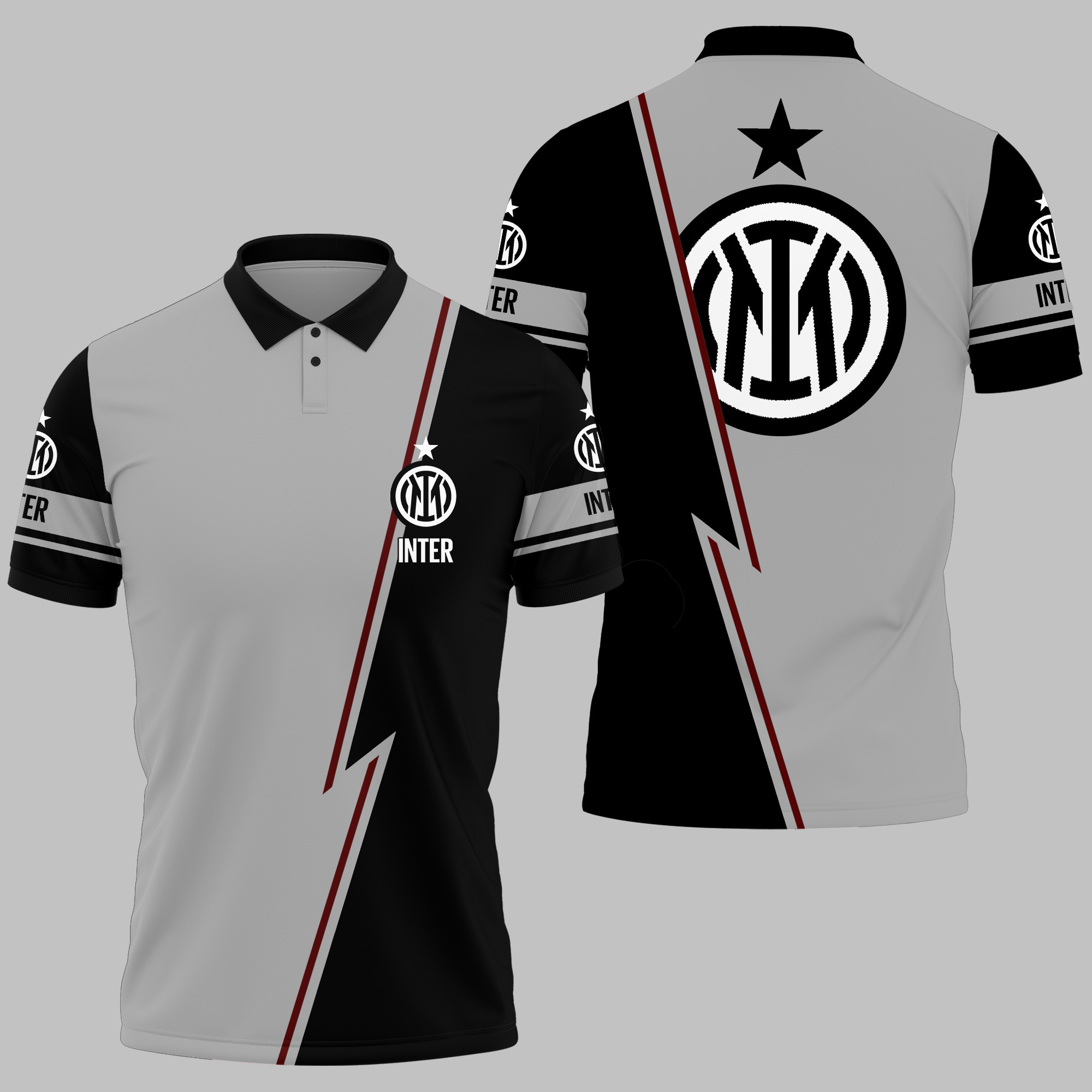 Inter Polo Shirt Ver 3 - Famjoys Inter Polo Shirt Ver 3 - Famjoys
