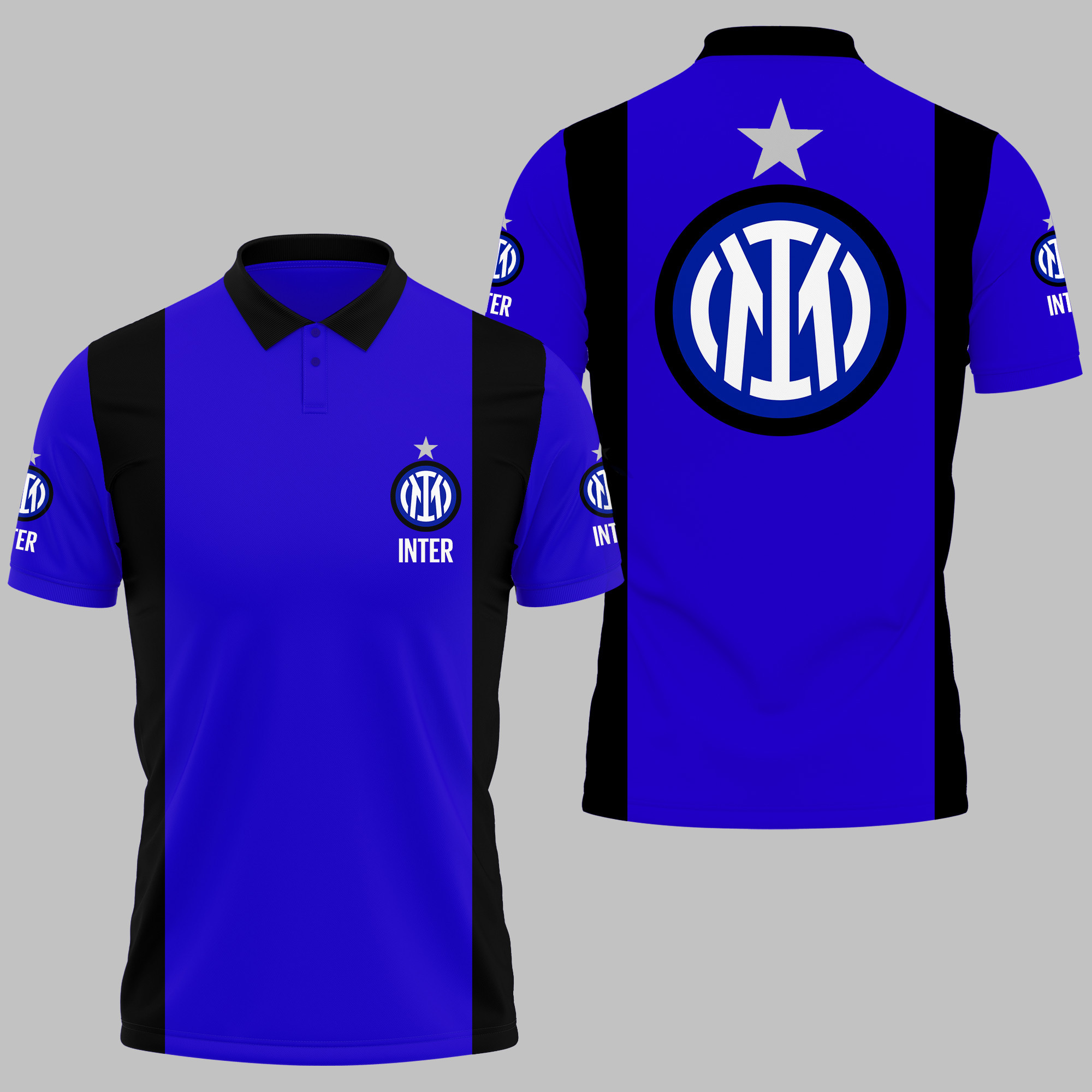 Inter Polo Shirt Ver 4 - Famjoys Inter Polo Shirt Ver 4 - Famjoys
