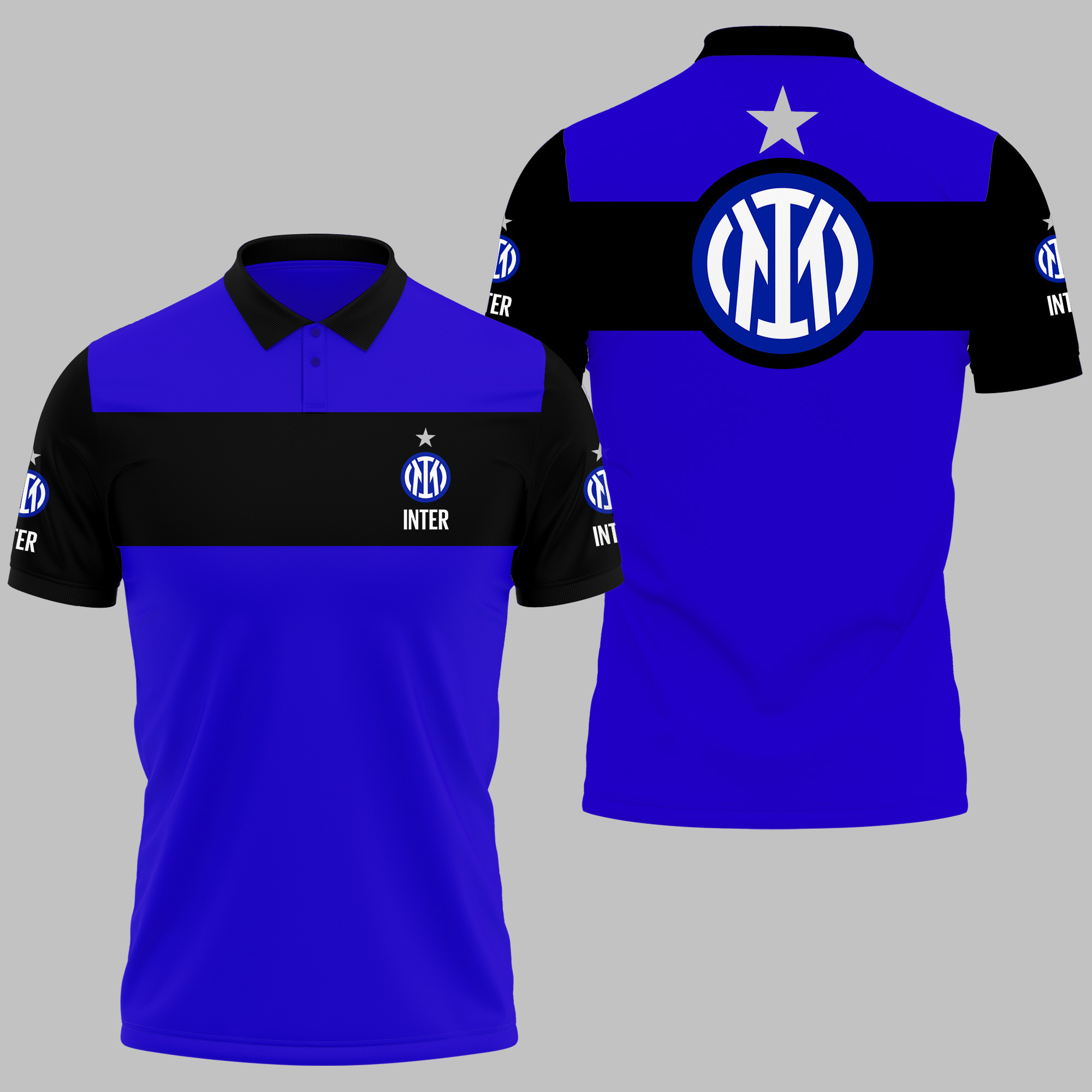 Inter Polo Shirt Ver 5 - Famjoys Inter Polo Shirt Ver 5 - Famjoys