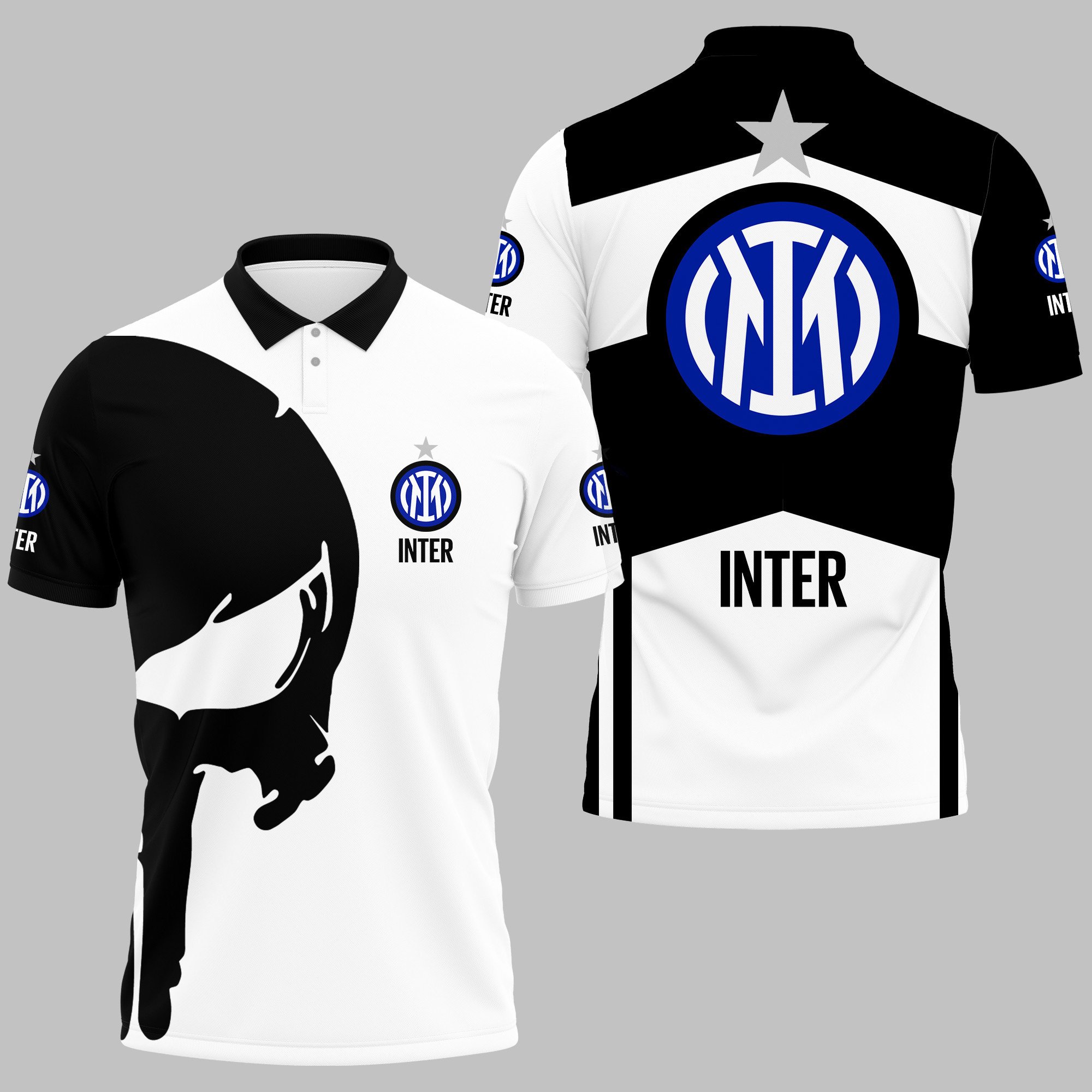 Inter Polo Shirt Ver 6 - Famjoys Inter Polo Shirt Ver 6 - Famjoys