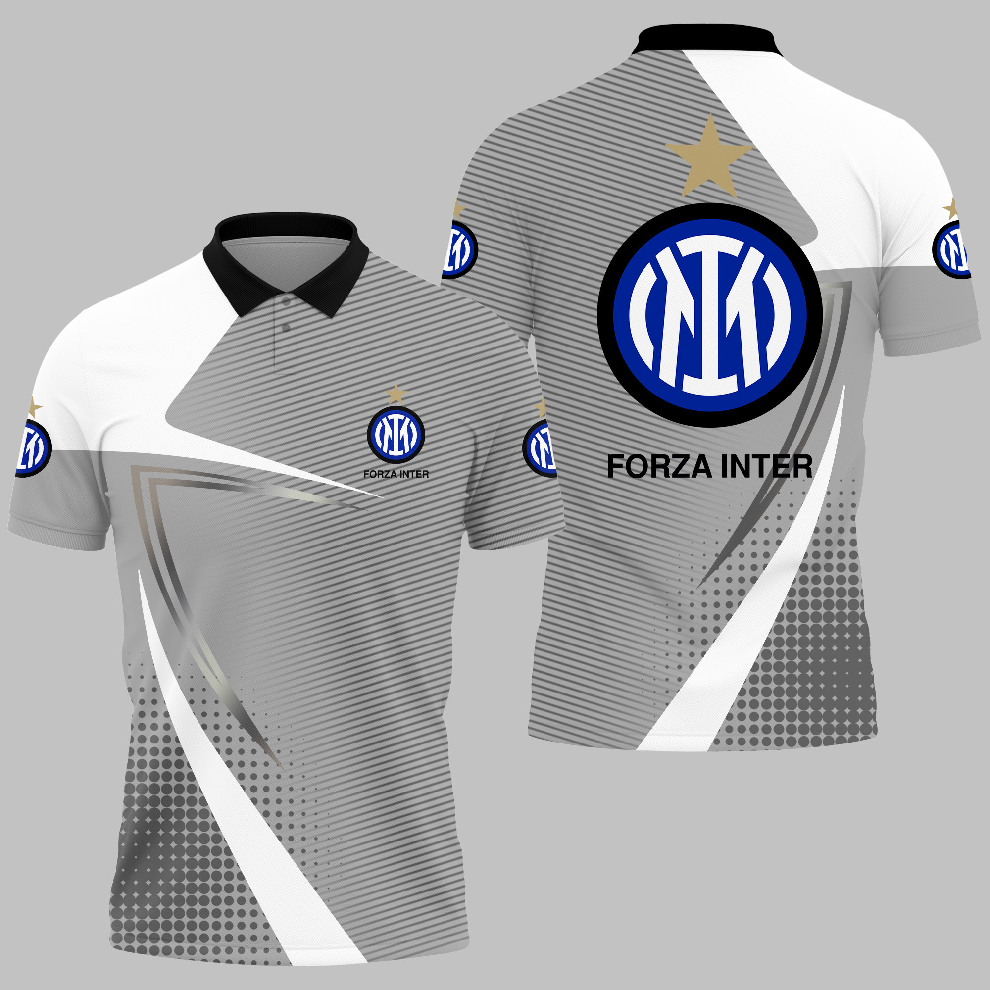Inter Polo Shirt Ver 7 - Famjoys Inter Polo Shirt Ver 7 - Famjoys