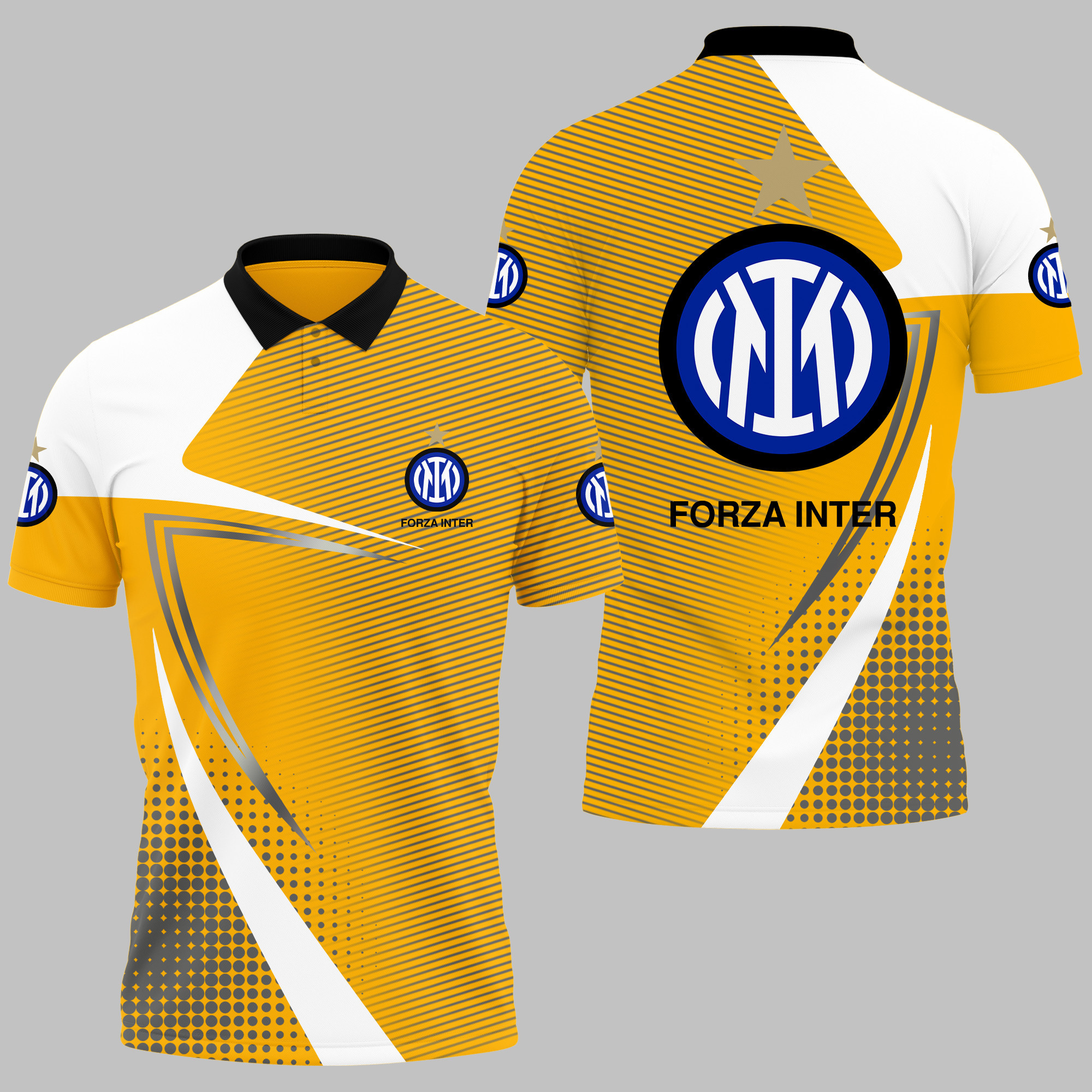 Inter Polo Shirt Ver 7 - Famjoys Inter Polo Shirt Ver 7 - Famjoys