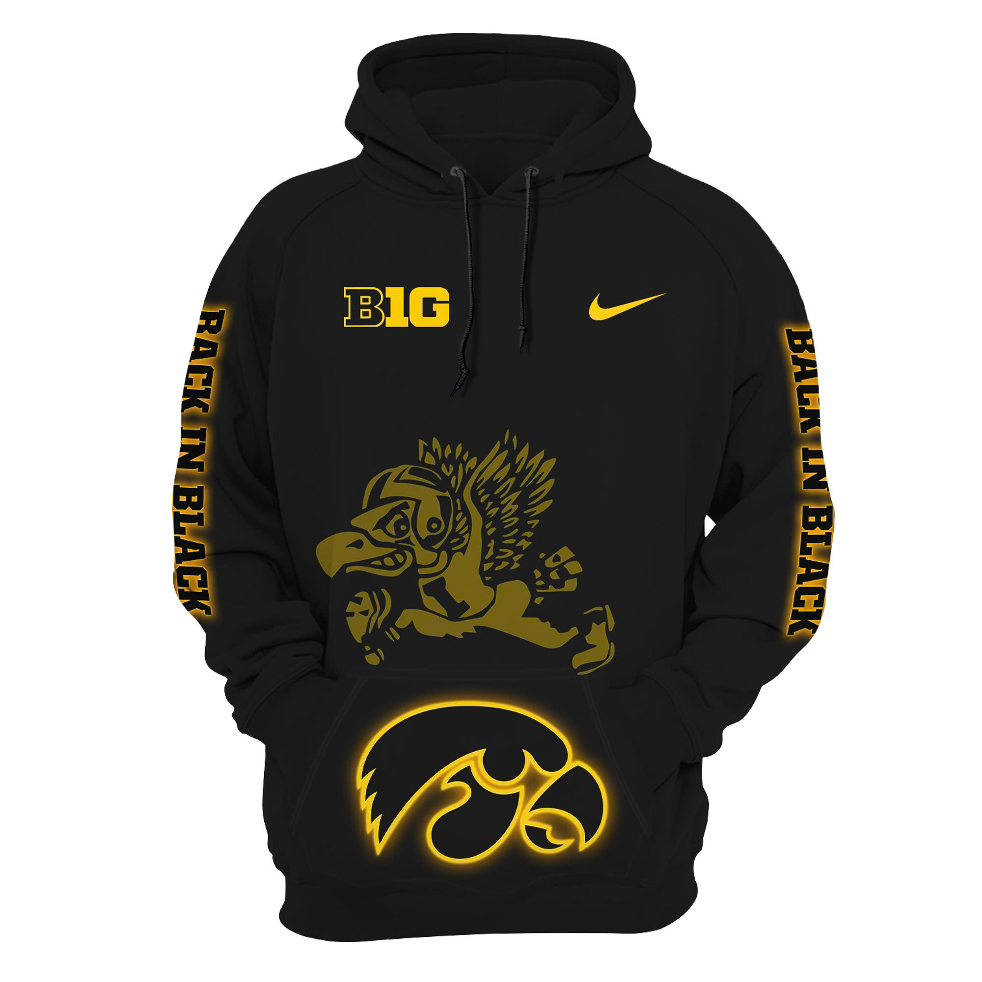 Iowa Hawkeye Football Club Fleece Pullover Hoodie - Famjoys Iowa Hawkeye Football Club Fleece Pullover Hoodie - Famjoys