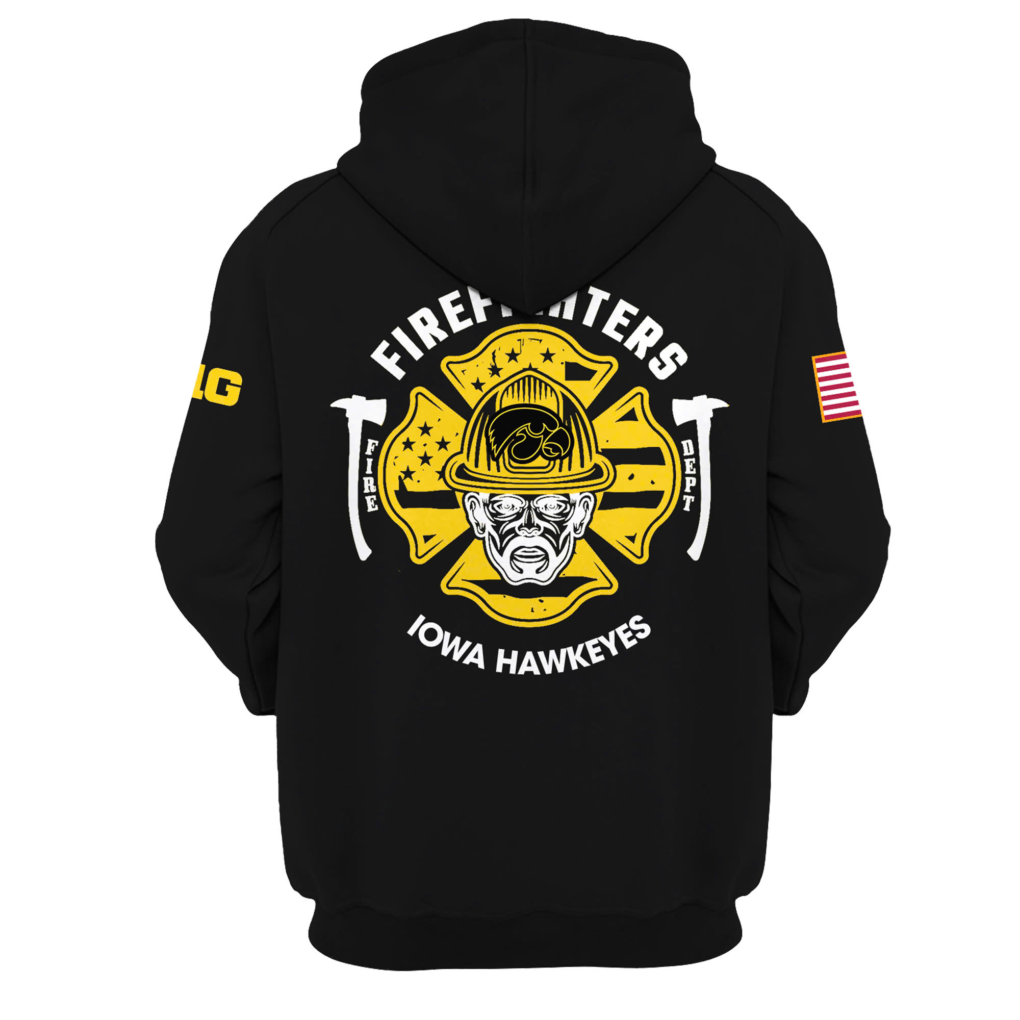 Iowa Hawkeye Football x Firefighter Appreciation Night Premium Pullover Hoodie - Famjoys Iowa Hawkeye Football x Firefighter Appreciation Night Premium Pullover Hoodie - Famjoys