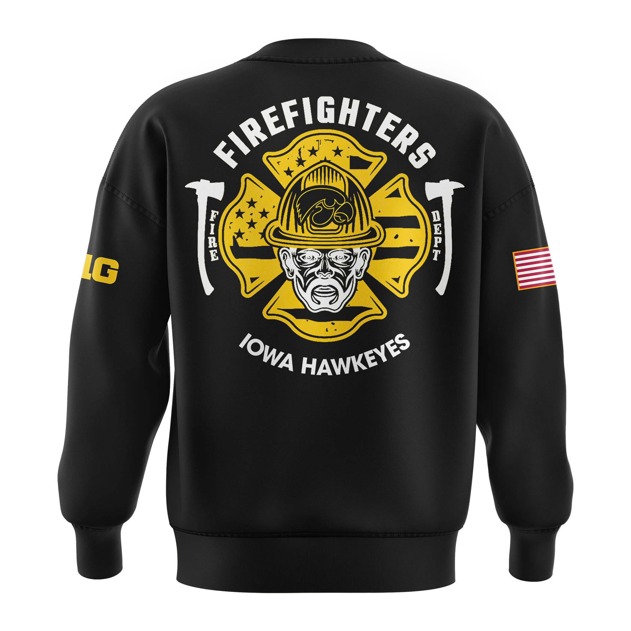 Iowa Hawkeye Football x Firefighter Appreciation Night Premium Sweatshirt - Famjoys Iowa Hawkeye Football x Firefighter Appreciation Night Premium Sweatshirt - Famjoys