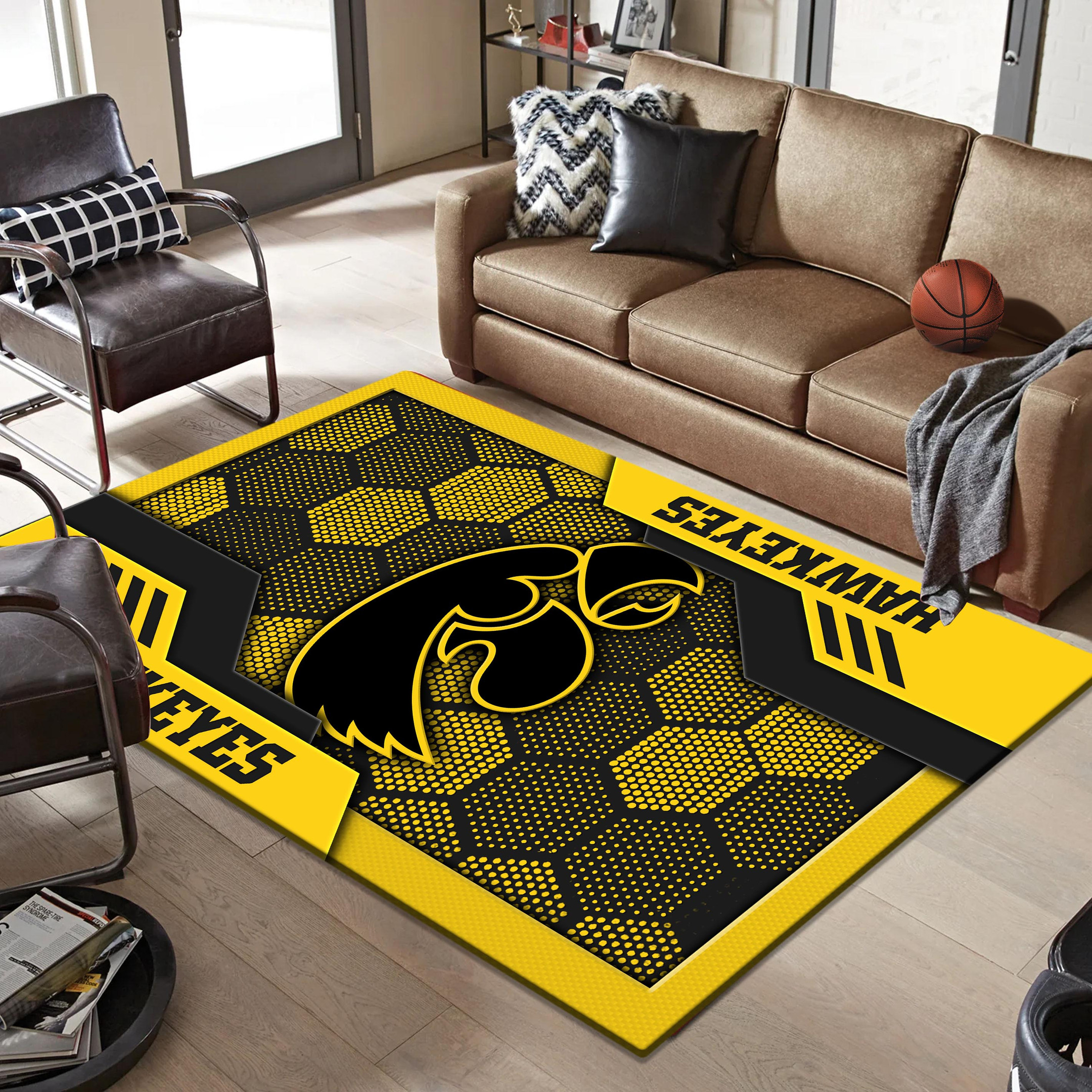 Iowa Hawkeyes Area Rugs 3740 - Famjoys Iowa Hawkeyes Area Rugs 3740 - Famjoys