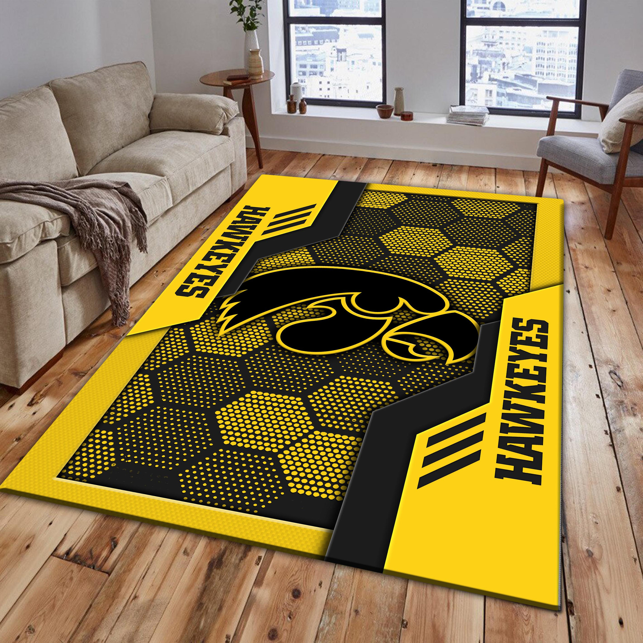 Iowa Hawkeyes Area Rugs 3740 - Famjoys Iowa Hawkeyes Area Rugs 3740 - Famjoys