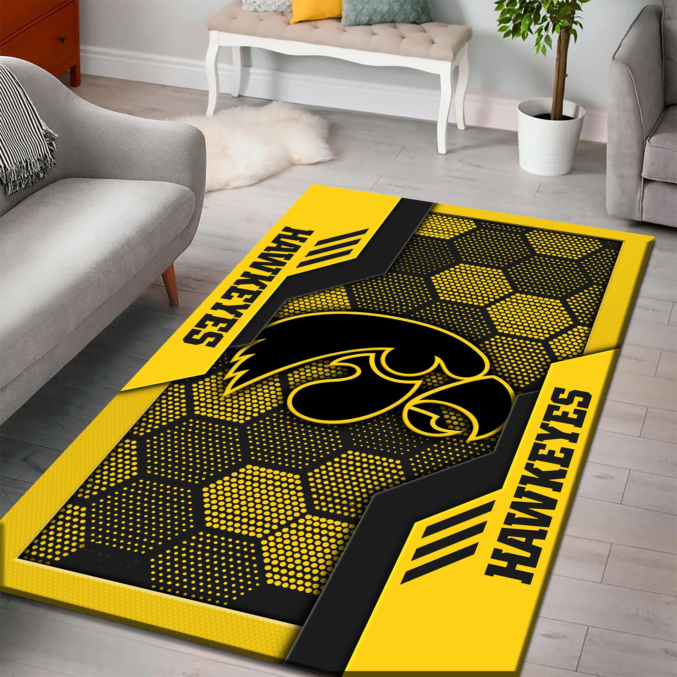 Iowa Hawkeyes Area Rugs 3740 - Famjoys Iowa Hawkeyes Area Rugs 3740 - Famjoys