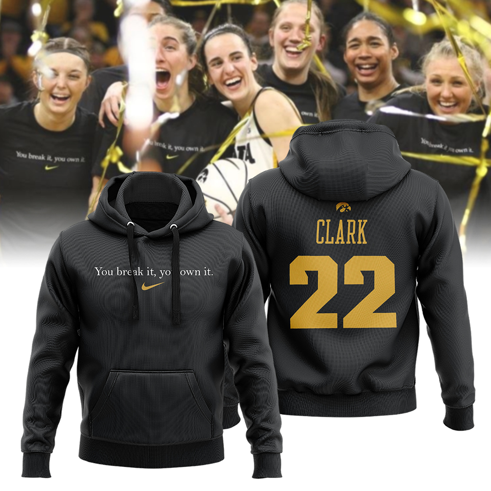 Iowa Hawkeyes Caitlin Clark Record Breaking Tee HOODIE - Famjoys Iowa Hawkeyes Caitlin Clark Record Breaking Tee HOODIE - Famjoys