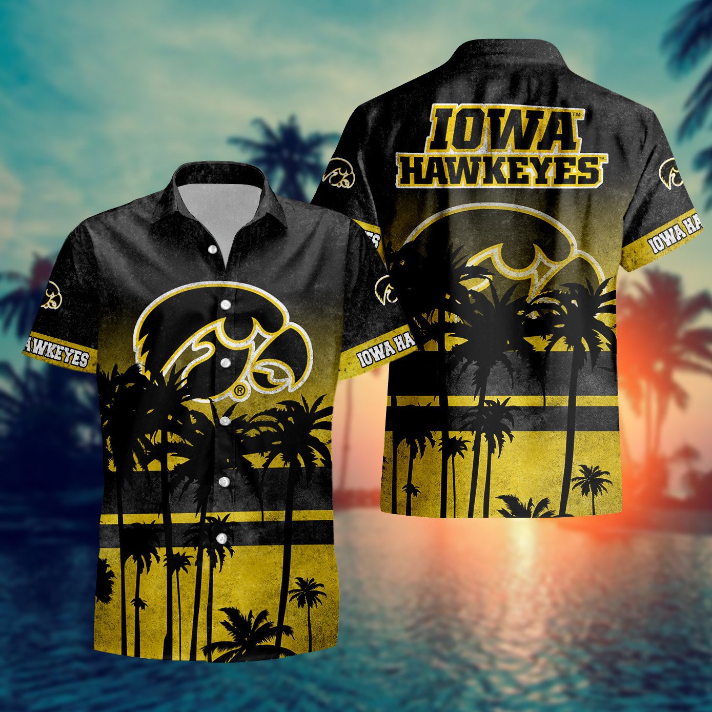 Iowa Hawkeyes Hawaii Apparel - Famjoys Iowa Hawkeyes Hawaii Apparel - Famjoys