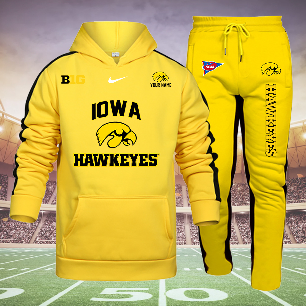 Iowa Hawkeyes Hoodie Set - Famjoys Iowa Hawkeyes Hoodie Set - Famjoys