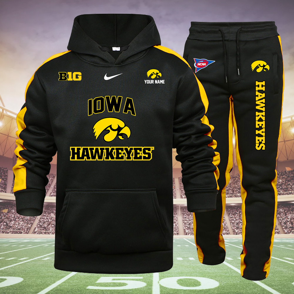 Iowa Hawkeyes Hoodie Set - Famjoys Iowa Hawkeyes Hoodie Set - Famjoys
