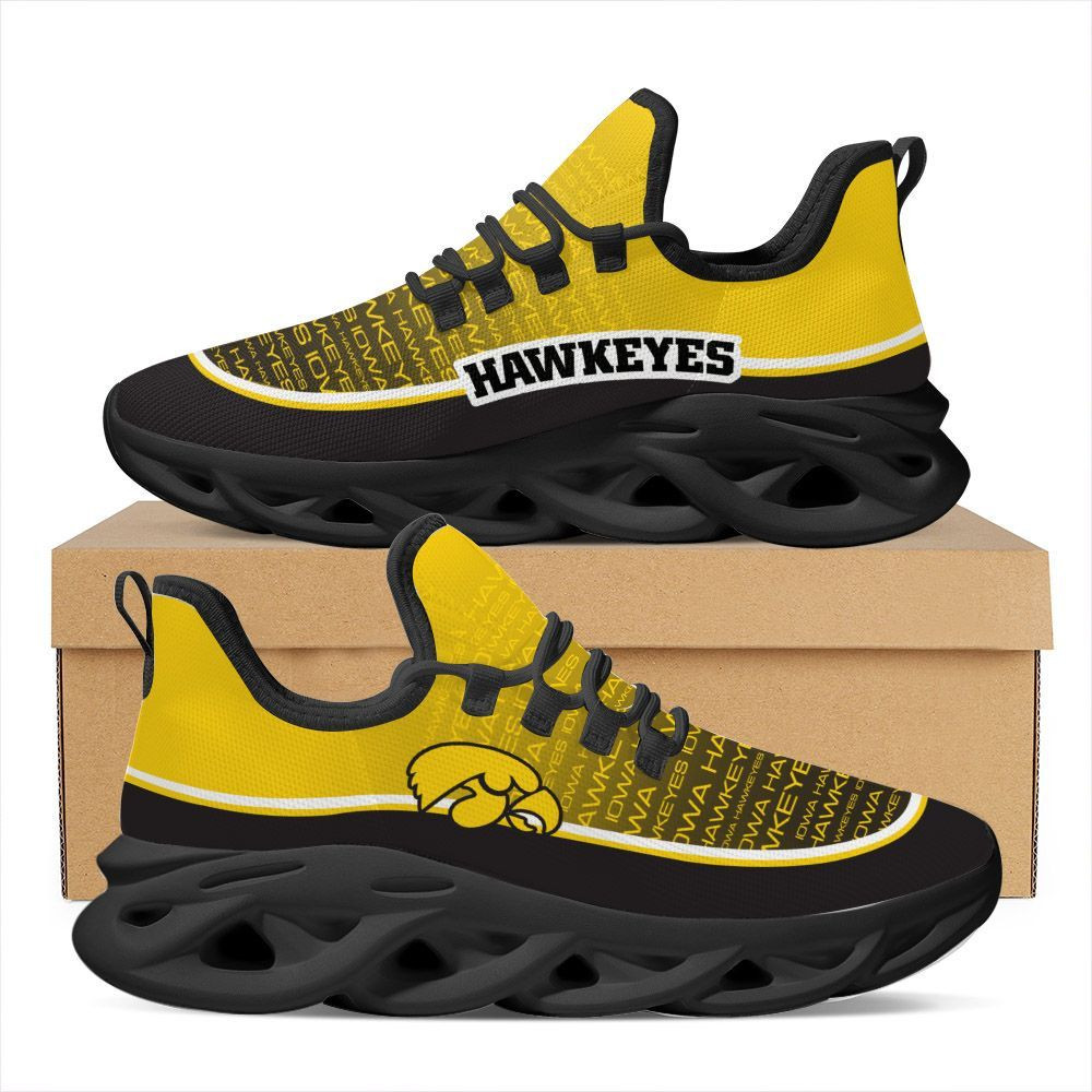 Iowa Hawkeyes Max Soul Sneakers Shoes - Famjoys Iowa Hawkeyes Max Soul Sneakers Shoes - Famjoys