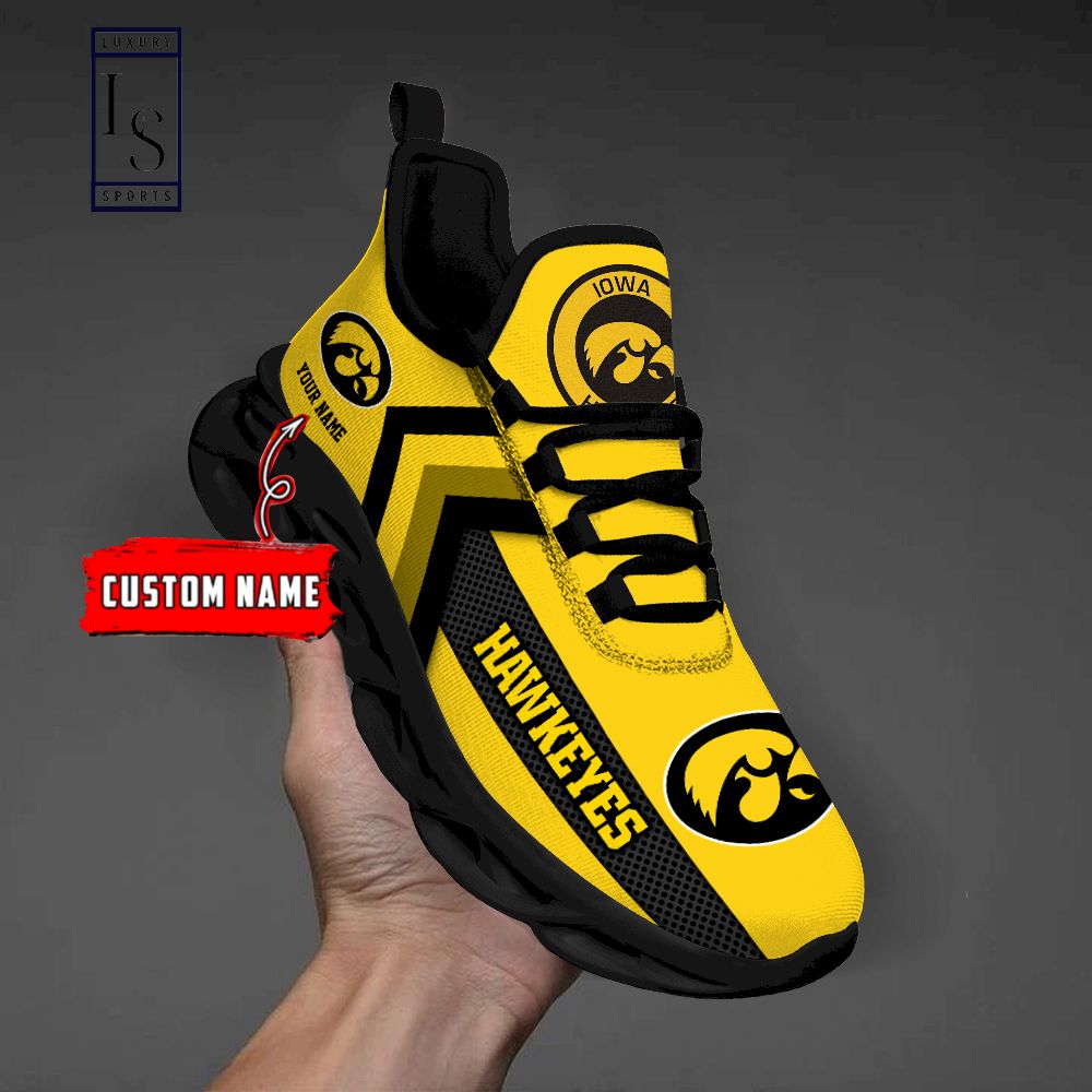 Iowa Hawkeyes Personalized Max Soul Shoes - Famjoys Iowa Hawkeyes Personalized Max Soul Shoes - Famjoys