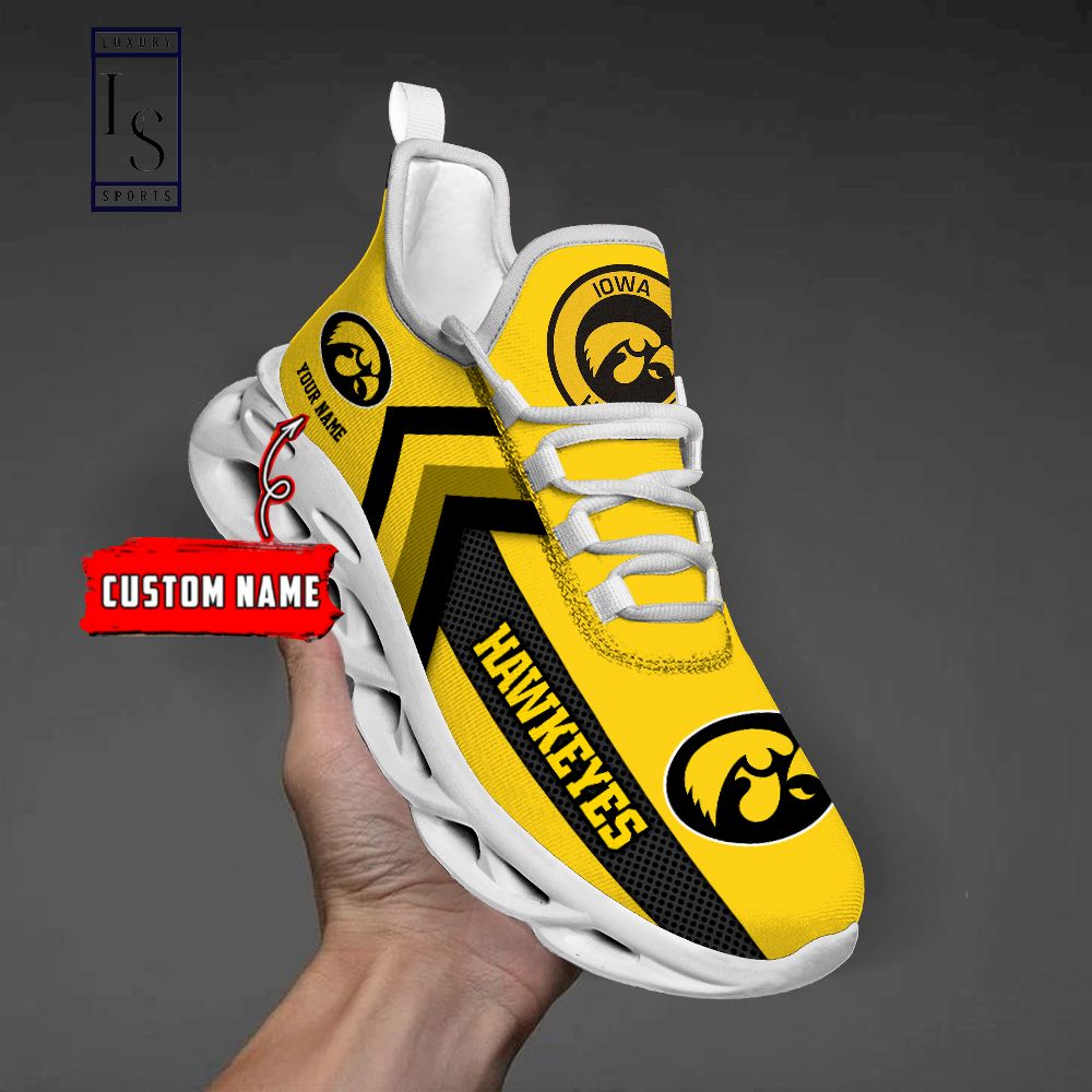 Iowa Hawkeyes Personalized Max Soul Shoes - Famjoys Iowa Hawkeyes Personalized Max Soul Shoes - Famjoys