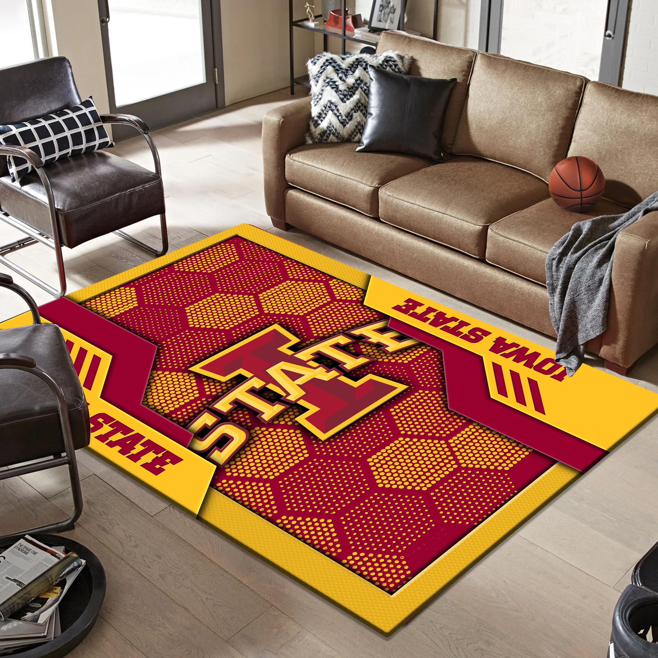 Iowa State Cyclones Area Rugs 3729 - Famjoys Iowa State Cyclones Area Rugs 3729 - Famjoys