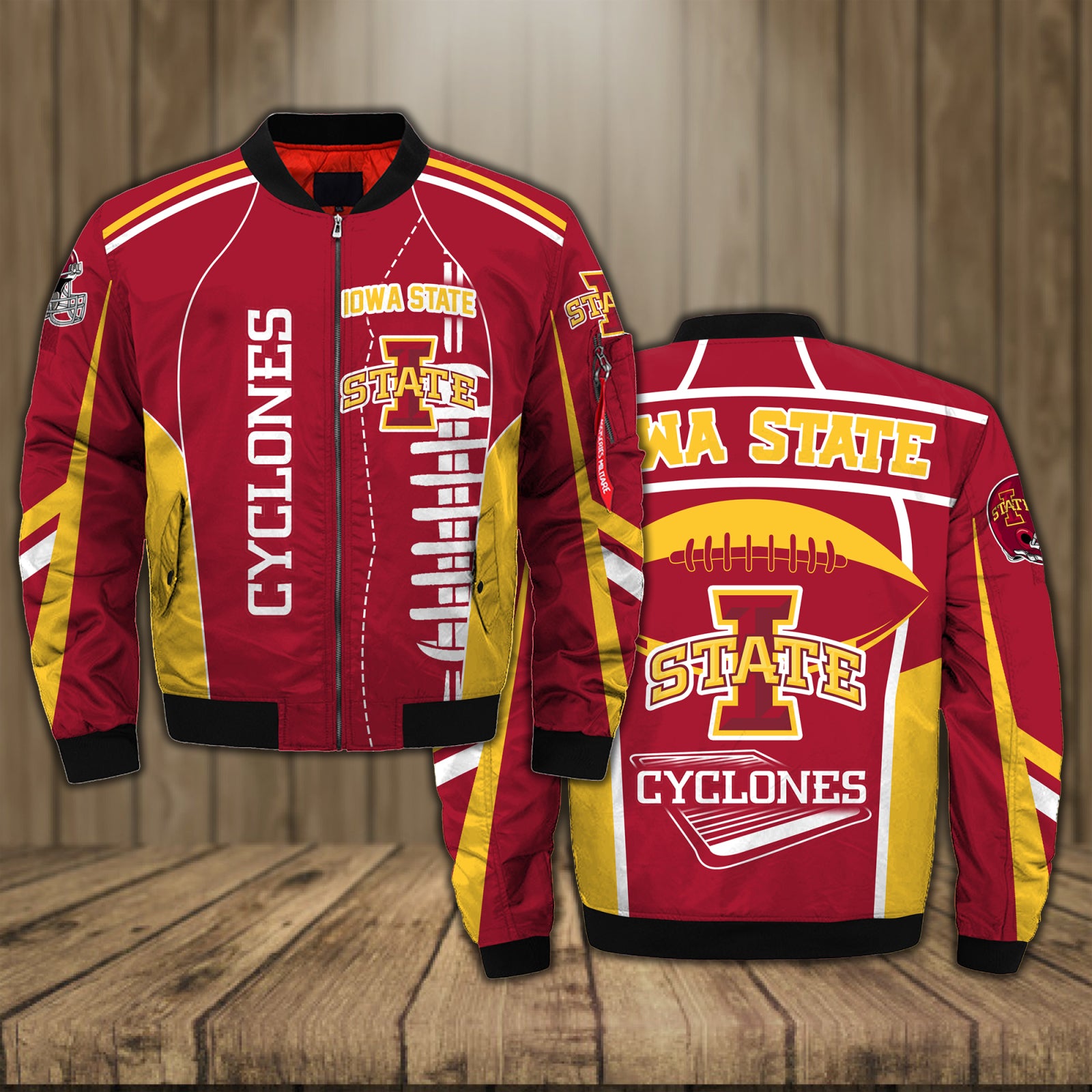 Iowa State Cyclones Jacket - Famjoys Iowa State Cyclones Jacket - Famjoys