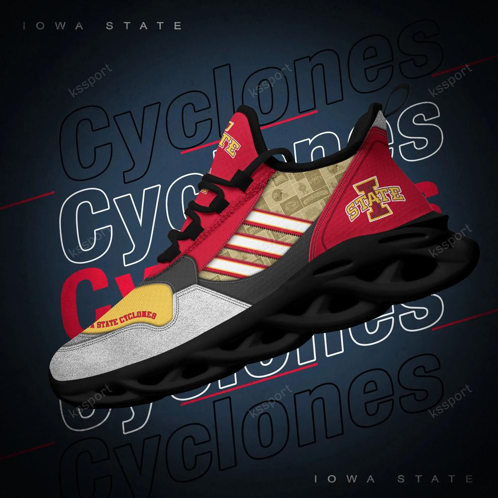 Iowa State Cyclones Max Soul Clunky, Running Sneakers - Famjoys Iowa State Cyclones Max Soul Clunky, Running Sneakers - Famjoys