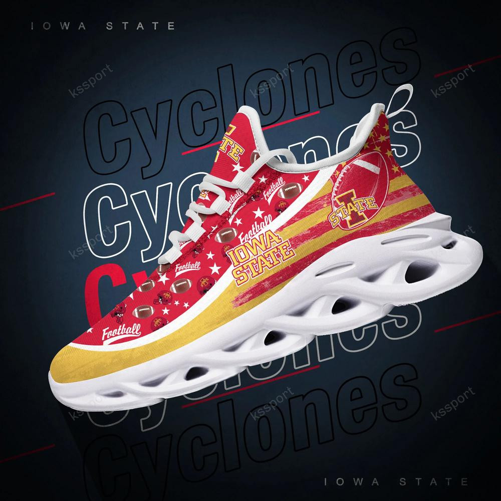Iowa State Cyclones Max Soul Clunky Sneakers - Famjoys Iowa State Cyclones Max Soul Clunky Sneakers - Famjoys