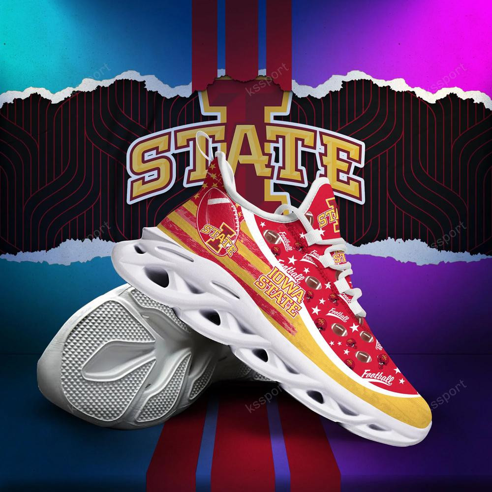 Iowa State Cyclones Max Soul Clunky Sneakers - Famjoys Iowa State Cyclones Max Soul Clunky Sneakers - Famjoys
